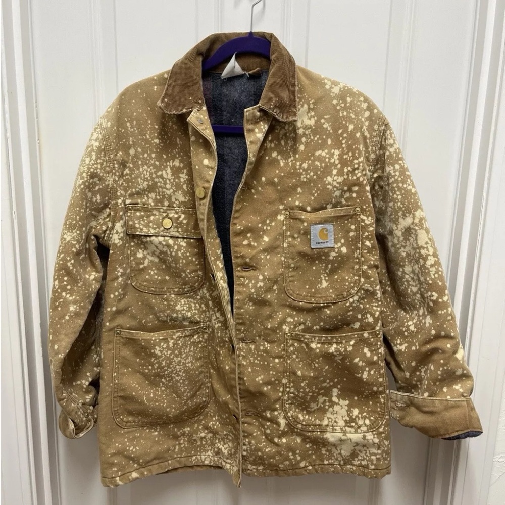 Carhartt OG  Bleach Splattered Chore Coat